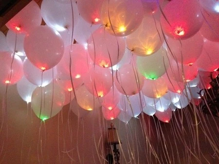 Шары со светодиодами на свадьбу