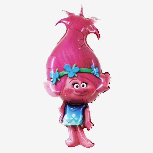 Фольгированный шар Тролль Розочка