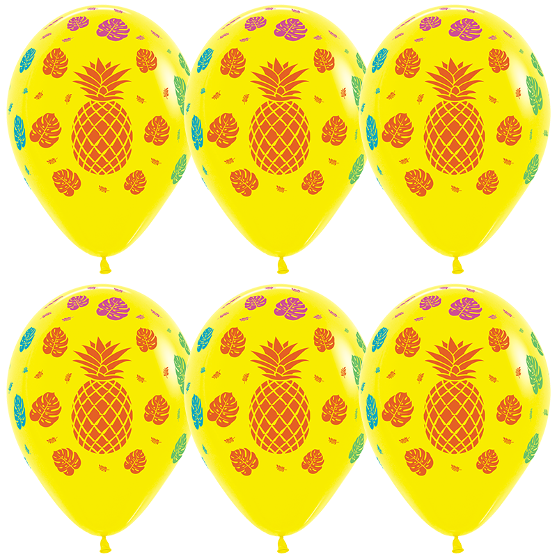 Воздушный шар Тропические растения, Желтый