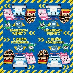 Салфетки Робокар Поли и друзья, 33_33 см, 12 шт