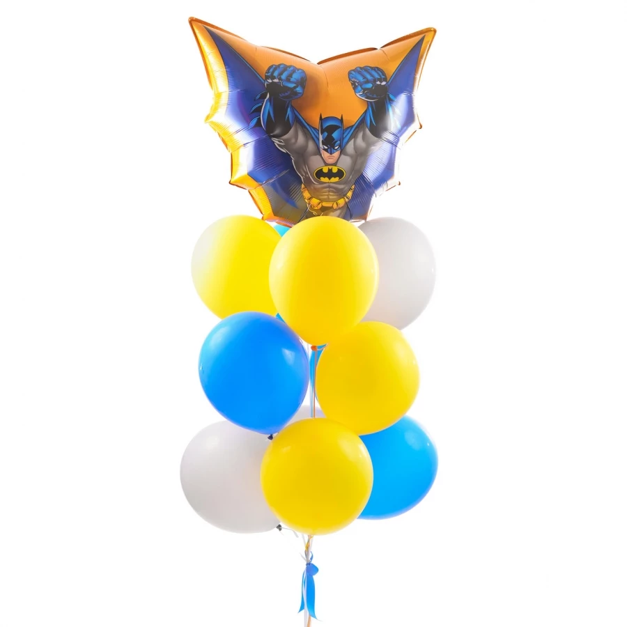 Букет шаров «Бэтмен в полете»