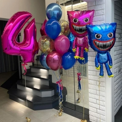 Композиция шаров Хагги Вагги Страшные