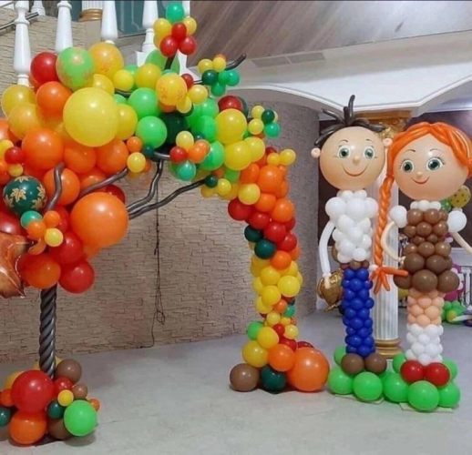 Арка из шаров на 1 сентября